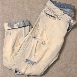 Express distressed acid washed jeans